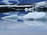 Pfeilspitzenspiegelung im Jökulsárlón